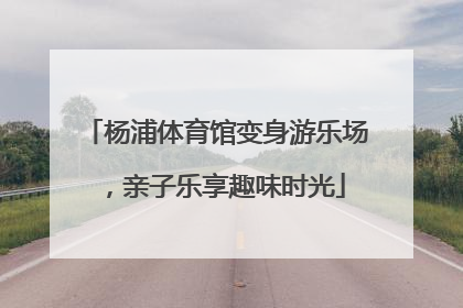 杨浦体育馆变身游乐场，亲子乐享趣味时光